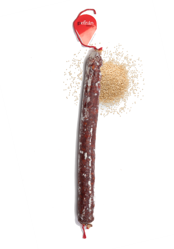 Chorizo 'Pefrán Innova' con Quinoa Real de Cultivo Eco